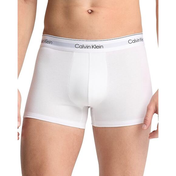 Black Calvin Klein Modern Cotton Stretch Boxer Brief, 3 Pack White, Size XL 0566 - Picture 1 of 4